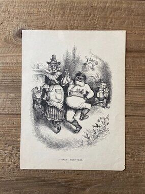 Thomas Nast, Santa Claus, Antique Print